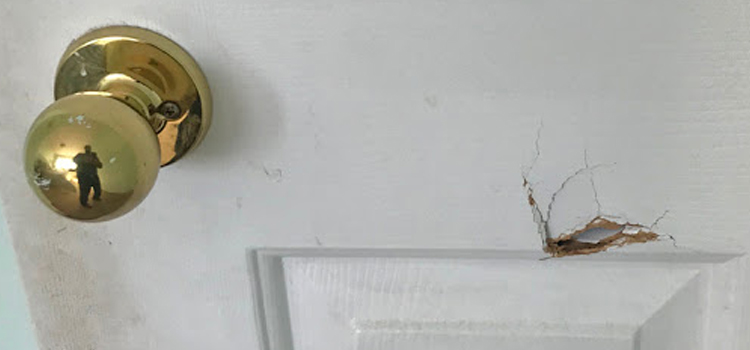 interior door hole repair La Verne